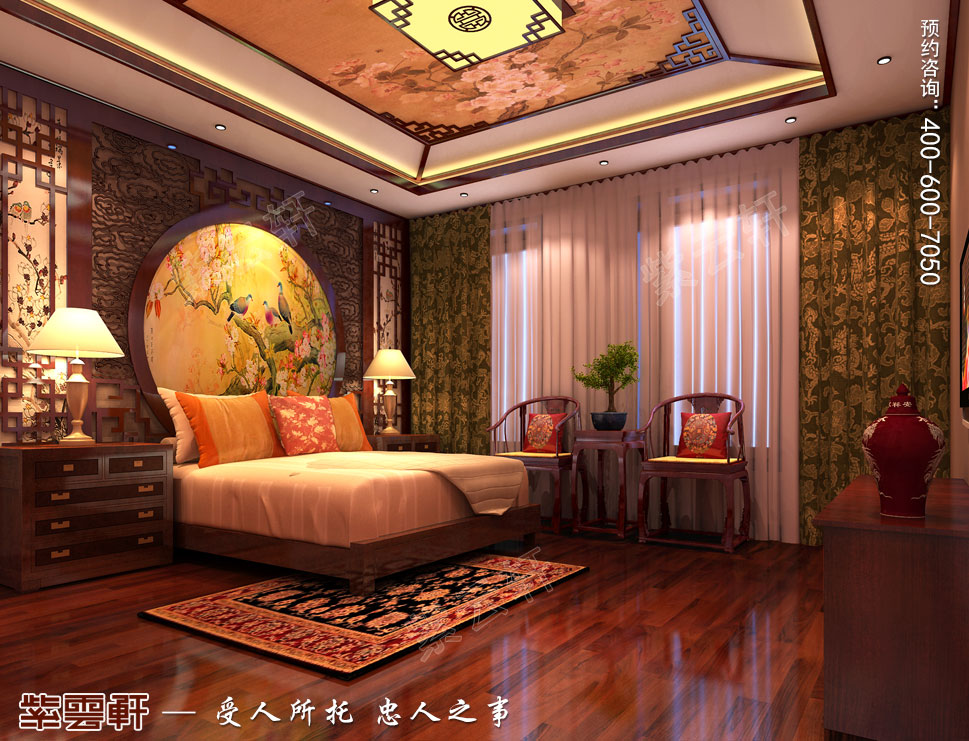 古典中式風(fēng)格別墅<a href=http://www.disposabletattoopen.com/laorenfang/ target=_blank class=infotextkey>老人房裝修效果圖</a>