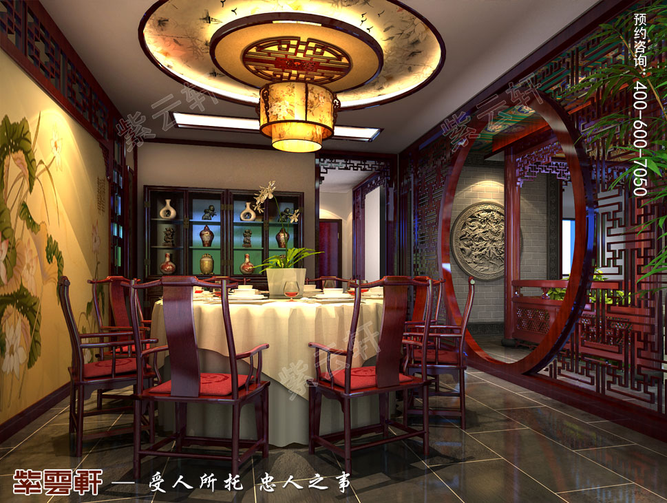 別墅餐廳古典中式裝修風(fēng)格