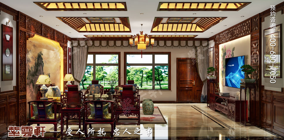 別墅起居客廳現(xiàn)代<a href=http://www.disposabletattoopen.com/ target=_blank class=infotextkey>中式效果圖</a>.jpg