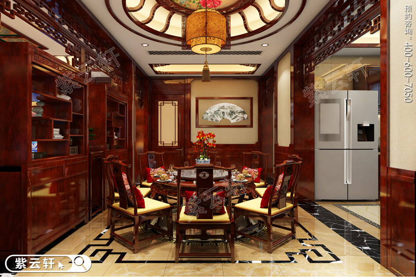 中式<a href=http://www.disposabletattoopen.com/canting/ target=_blank class=infotextkey>餐廳裝修效果圖</a>