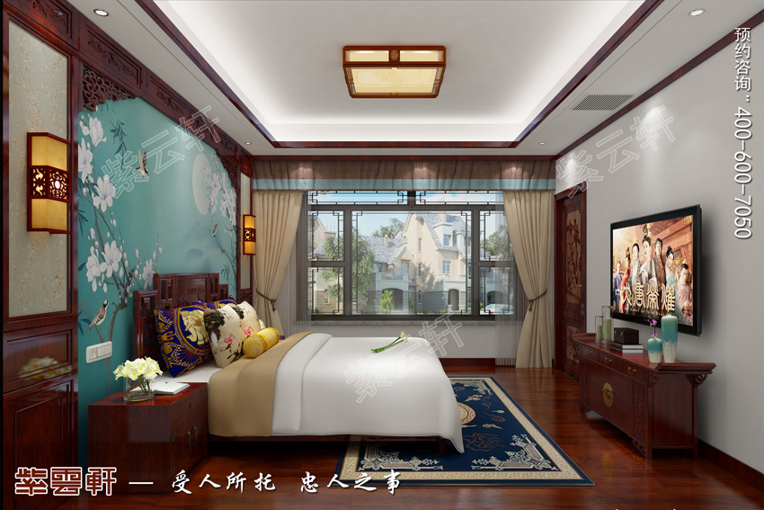 <a href=http://www.disposabletattoopen.com/ target=_blank class=infotextkey>中式風(fēng)格</a>臥室裝修設(shè)計(jì)