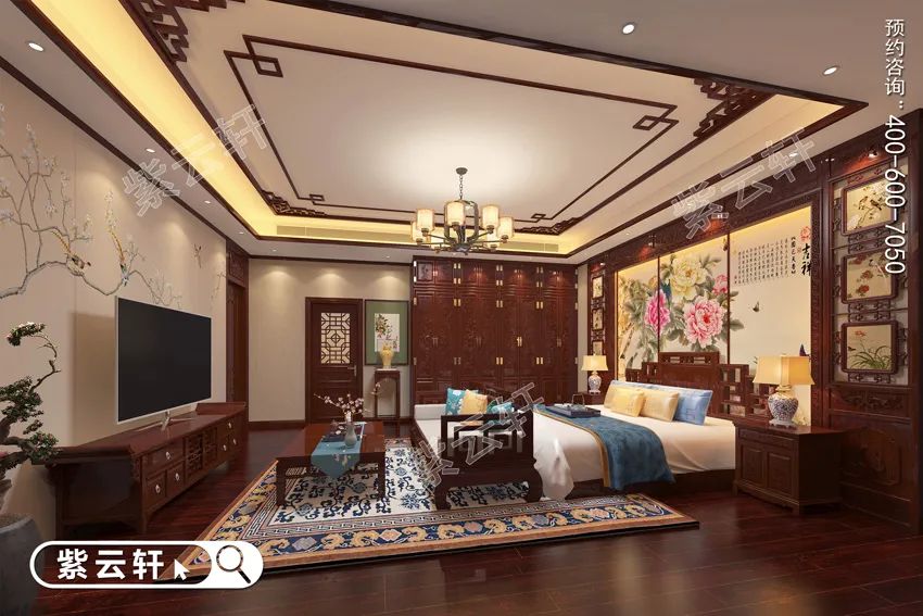 <a href=http://www.disposabletattoopen.com/ target=_blank class=infotextkey>中式風(fēng)格</a>臥室裝修