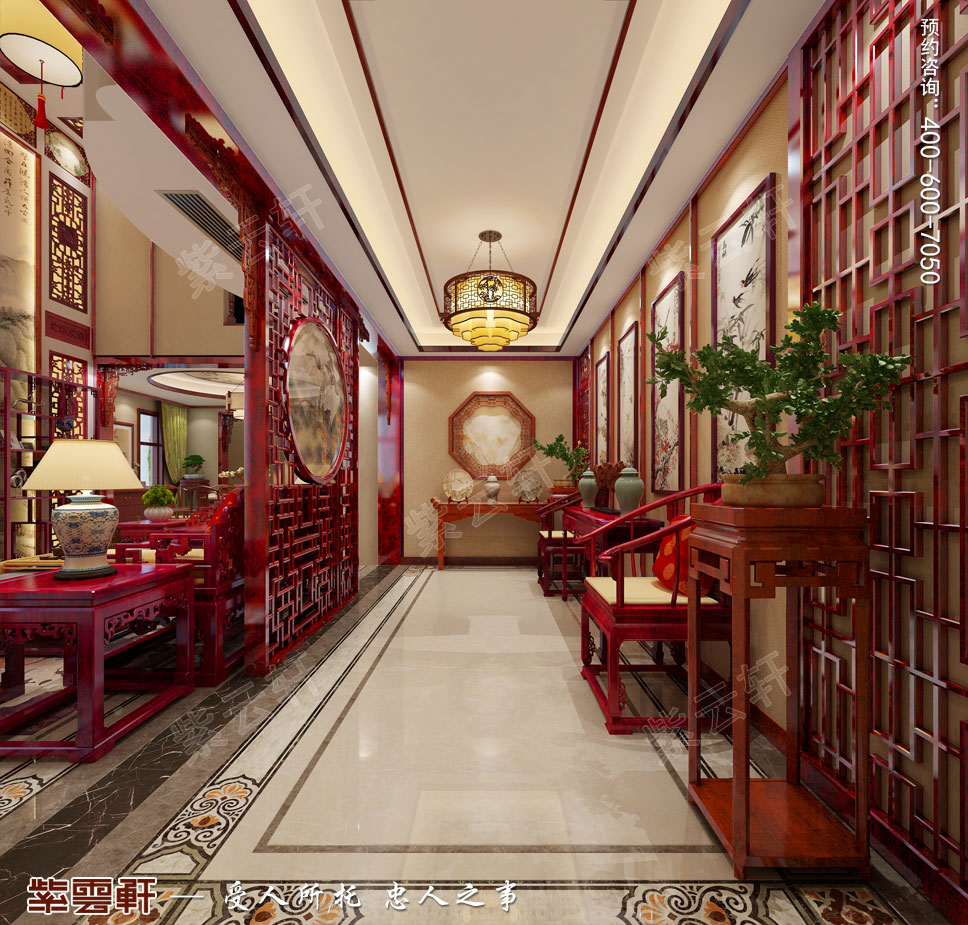 門廳簡約<a href=http://www.disposabletattoopen.com/ target=_blank class=infotextkey>中式裝修效果圖</a>