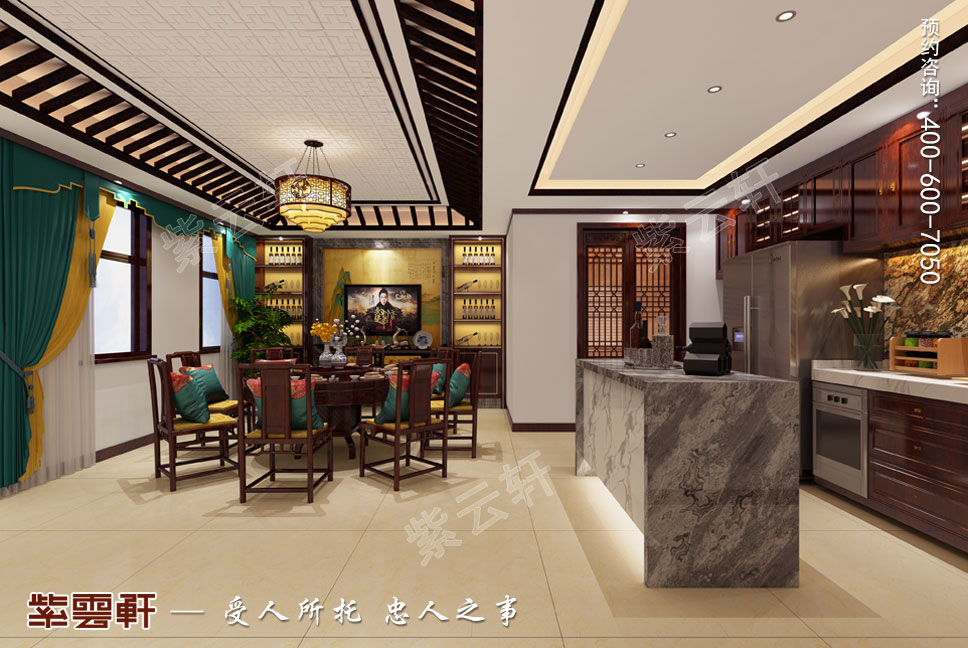 小餐廳現(xiàn)代中式風格裝修