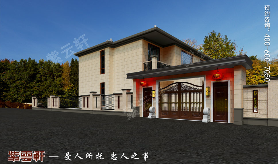 院子現(xiàn)代中式風格裝修