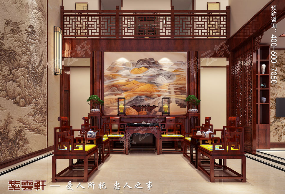 中堂現(xiàn)代中式風格裝修