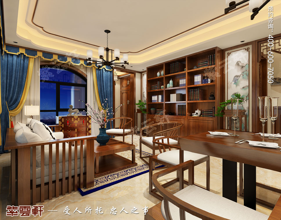 300平古典新中式裝修，端莊華麗，優(yōu)雅詩意