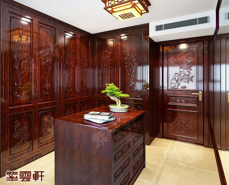 衣帽間<a href=http://www.disposabletattoopen.com/ target=_blank class=infotextkey>中式風(fēng)格</a>裝修圖