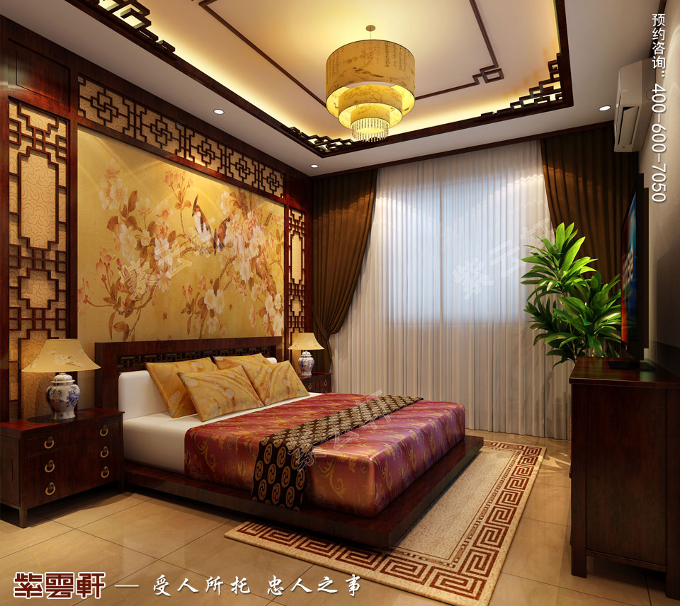 簡約古典中式風(fēng)格<a href=http://www.disposabletattoopen.com/laorenfang/ target=_blank class=infotextkey>老人房裝修效果圖</a>