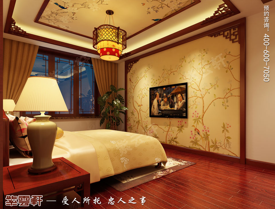簡約古典中式風(fēng)格次臥裝修效果圖