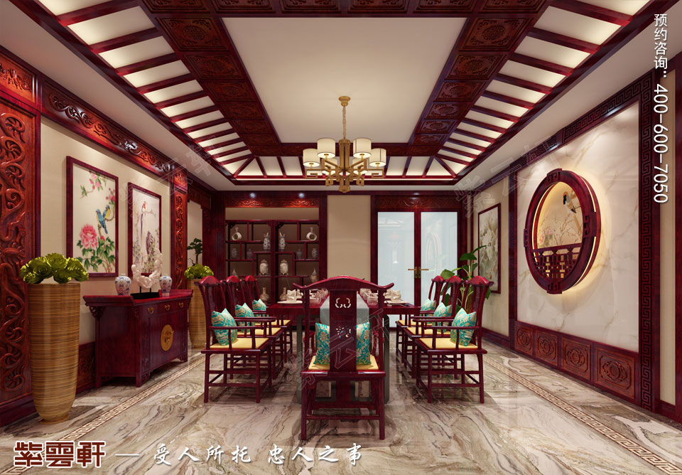 古典中式風格<a href=http://www.disposabletattoopen.com/canting/ target=_blank class=infotextkey>餐廳裝修效果圖</a>