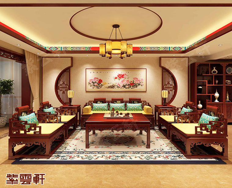 客廳<a href=http://www.disposabletattoopen.com/ target=_blank class=infotextkey>中式裝修效果圖</a>
