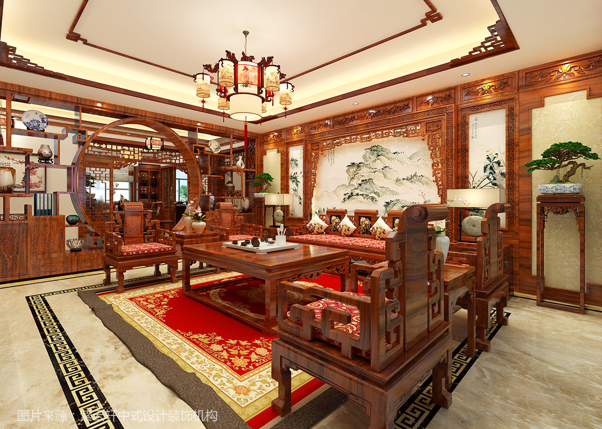中式裝修設(shè)計(jì)圖
