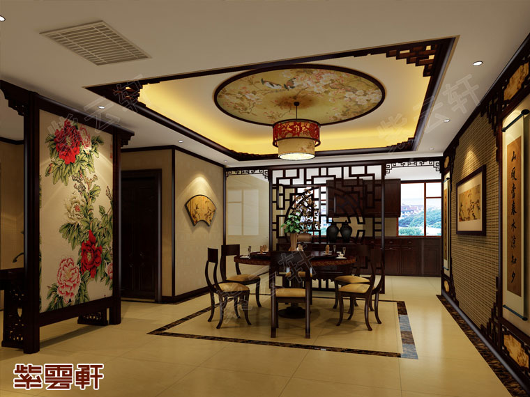 餐廳中式風格裝修效果圖