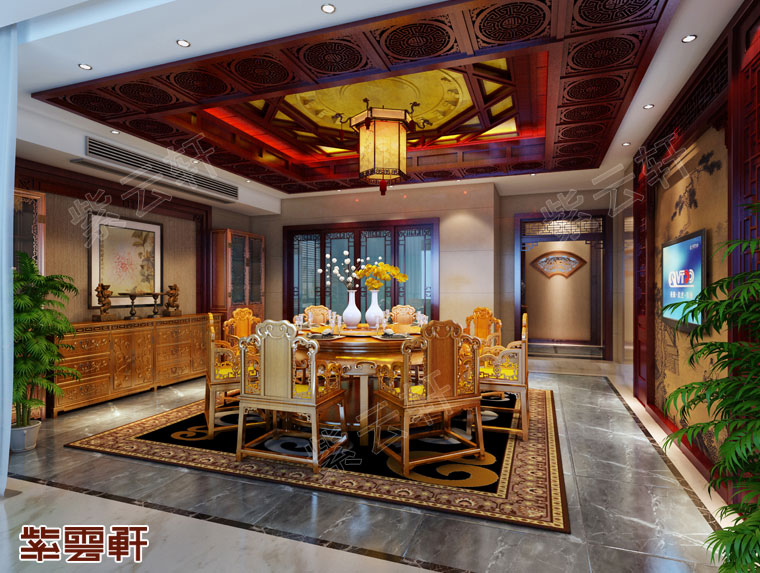 餐廳中式風格裝修效果圖