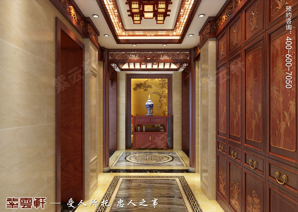 中式豪宅設計玄關(guān)